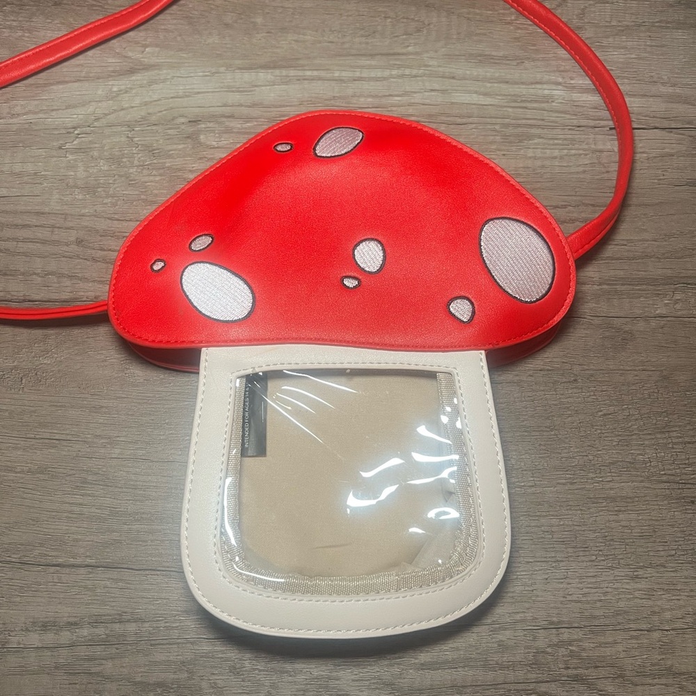 Red Mushroom Crossbody Bag